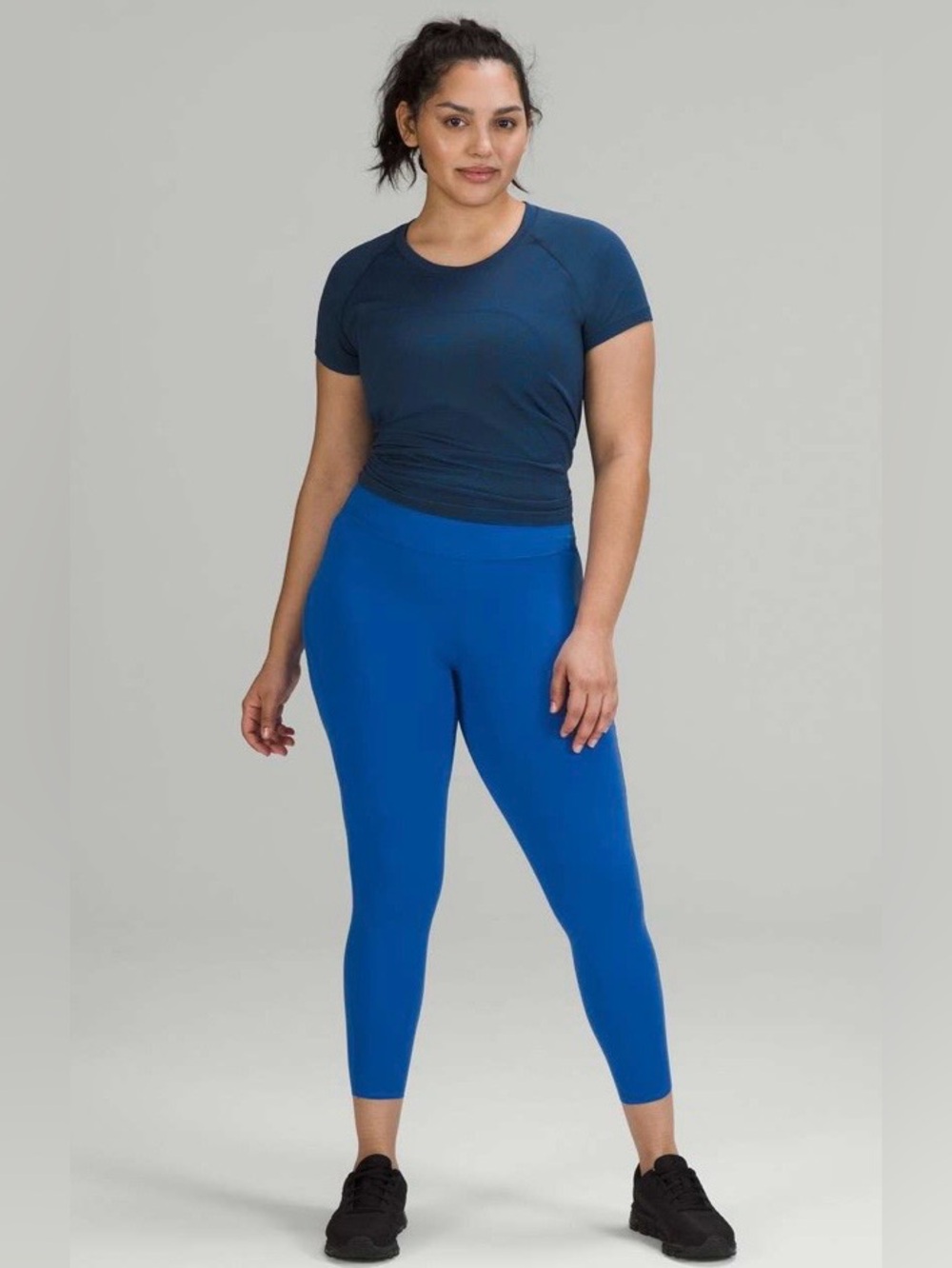 Lululemon Base Pace High-Rise Tight 25” Blazer Blue Tone | Size 8